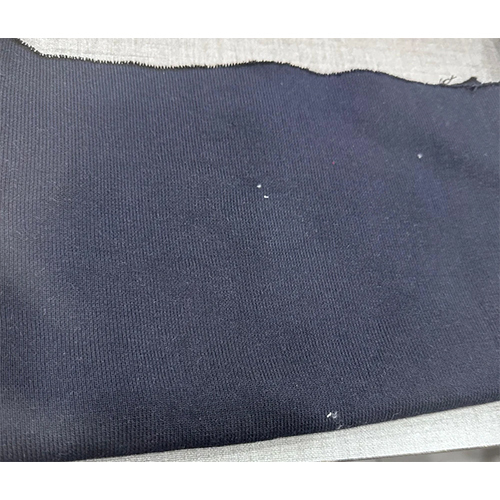 Rib Knit Plain Polyester Fabric