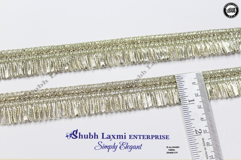 Golden Jhalar Lace