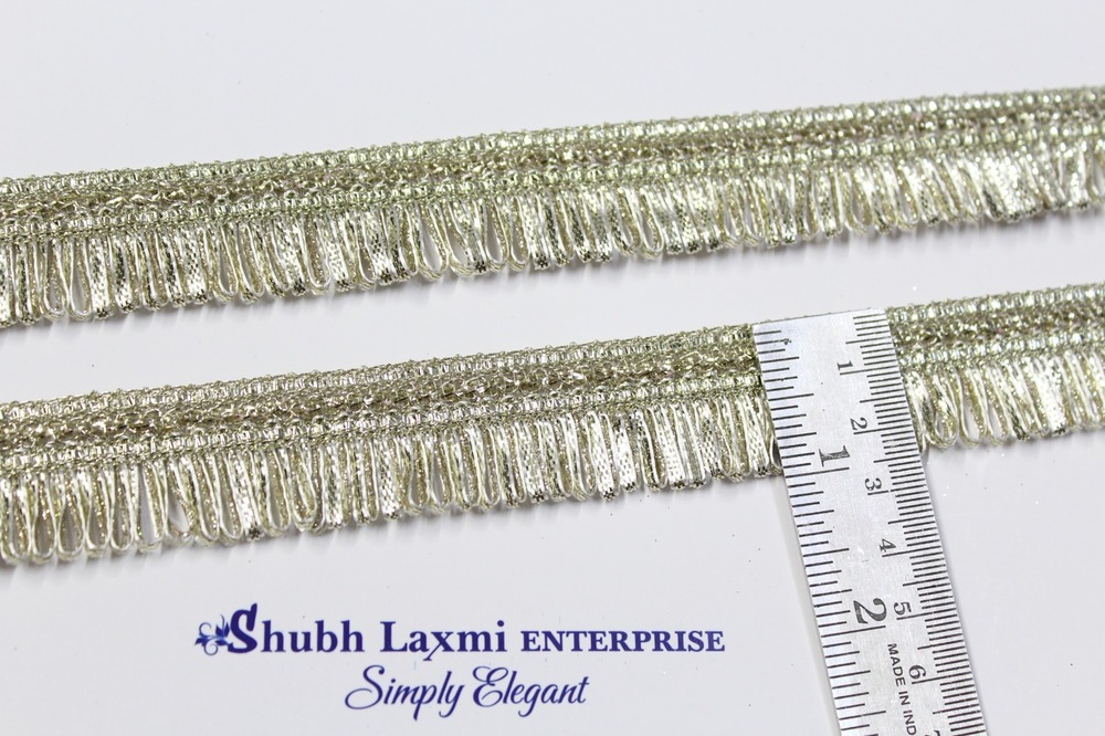 Golden Jhalar Lace