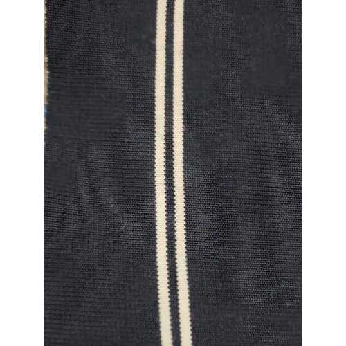 Double Tipping Cotton Rib Knitted Fabric