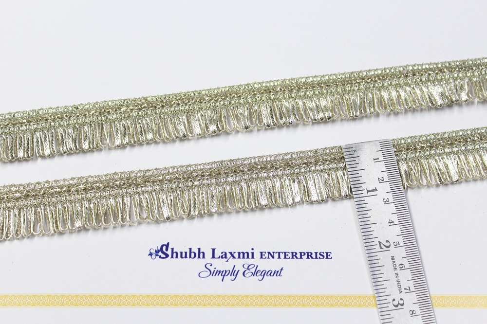 Golden Jhalar Lace