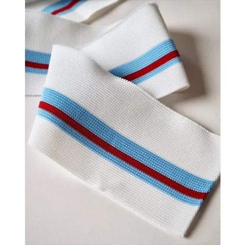 Double Tipping Cotton Rib Knitted Fabric