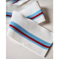 Double Tipping Cotton Rib Knitted Fabric