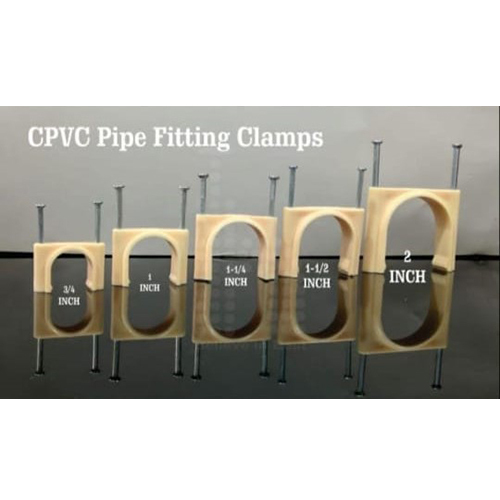 CPVC Pipe Fitting Clamps