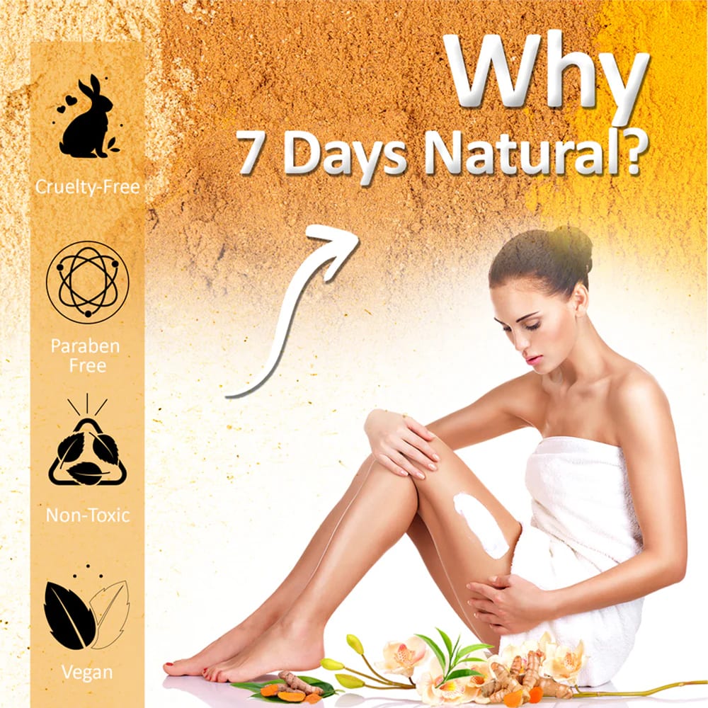 Herbal Haldi Facial Wax Powder 200g | Turmeric Facial Wax Powder - Ingredients: Herbs