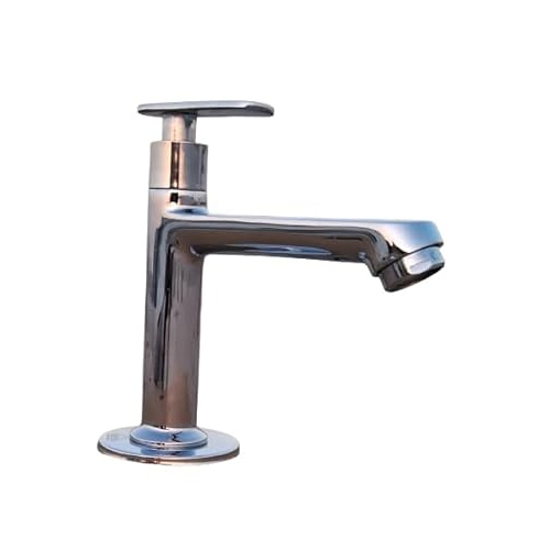 Fully Brass 6 Inch High Neck Tap With Free Rubber Washer - Color: As Per Requirement