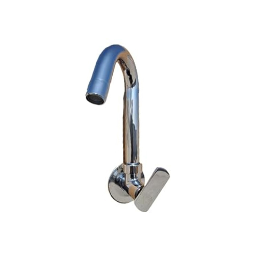 Sink Cock With Free Flange And Ptfe Tape - Color: As Per Requirement
