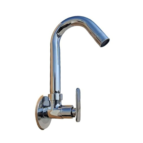 Sink Cock With Free Flange And Ptfe Tape - Color: As Per Requirement