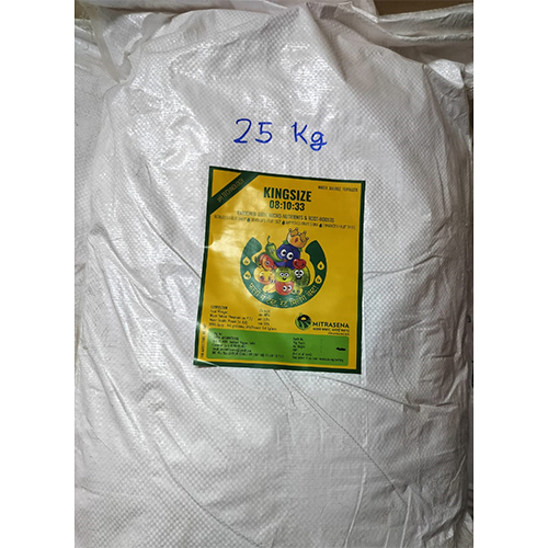 08-10-33 25Kg Kingsize Water Soluble Fertilizer Enriched With Micronutrients - Application: Agriculture