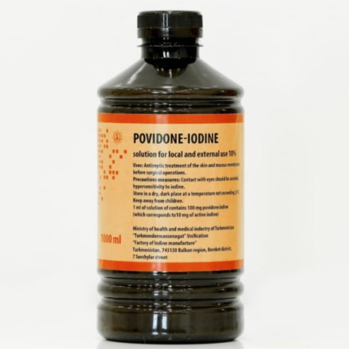 1000Ml Povidone Lodine Antiseptic Solution - Drug Type: General Medicines