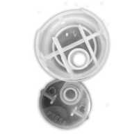 Press-top Cap And Lid Moulds - Color: White