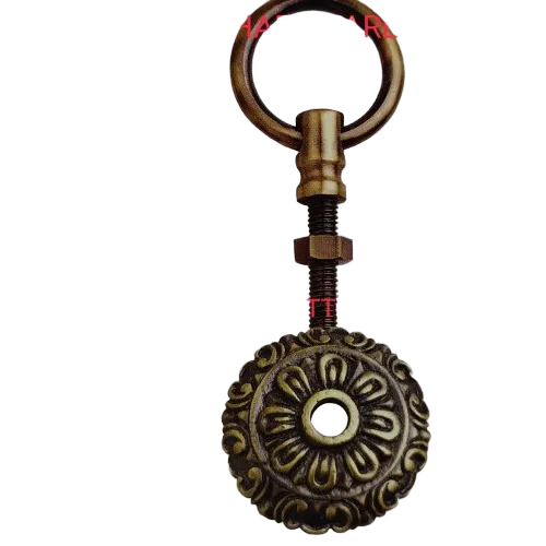 Brass Jhula Bottom Kada - Antique Brass, Customizable Size, Elegant Antique Design | Durable, Rust-Proof Jhula Fitting