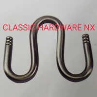 519 Brass W Hook - Color: Silver