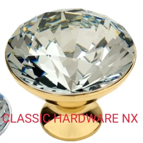 Crystal Glass Door Knob
