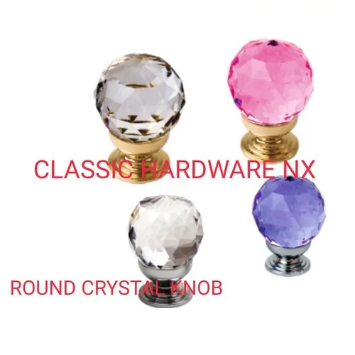 Crystal Round Knob
