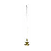 Brass Globe And Bell For Home Decor - Color: Golden
