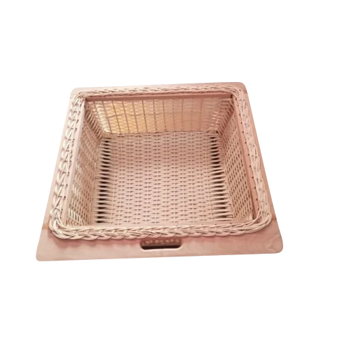 Wooden Wicker Basket