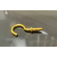 Brass Cup Hook - Color: Golden
