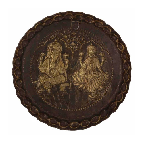 Brass Laxmi Ganesh Plate