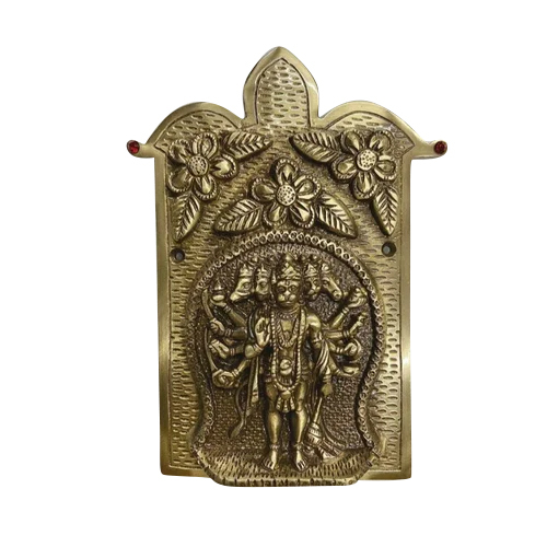 Panchmukhi Hanumanji Statue - Color: Antique