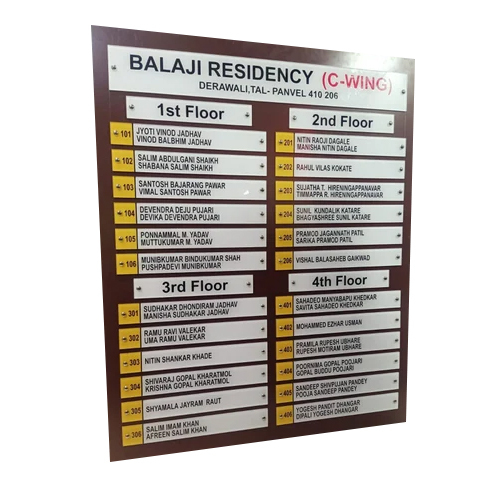 Logo Name Board