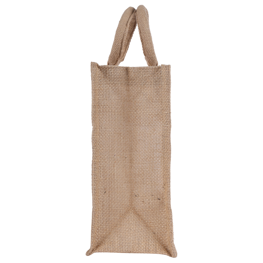 Eco-Friendly Jute Gift Bag with Floral Print & Transparent Window  12