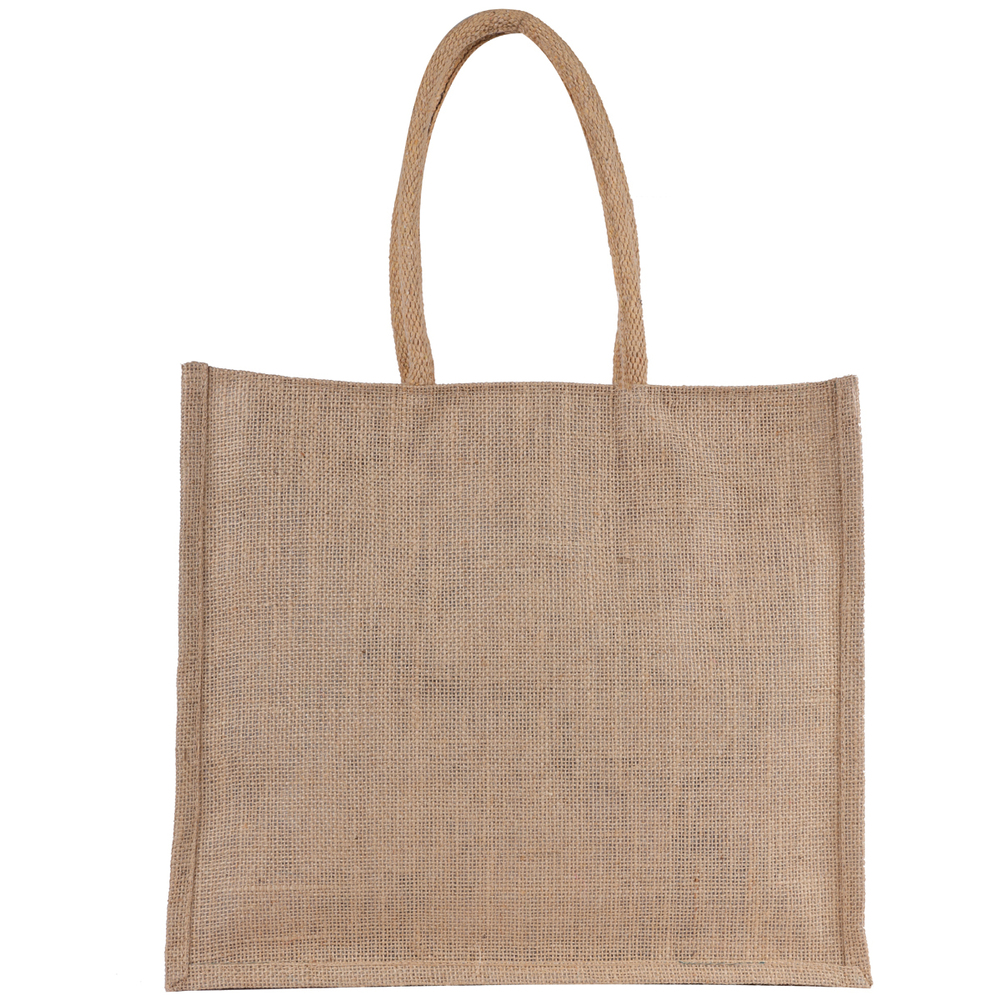 Multicolor Patchwork Eco-Friendly Jute Shopping Bag  35x40x8 cm