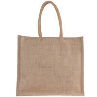 Multicolor Patchwork Eco-Friendly Jute Shopping Bag  35x40x8 cm