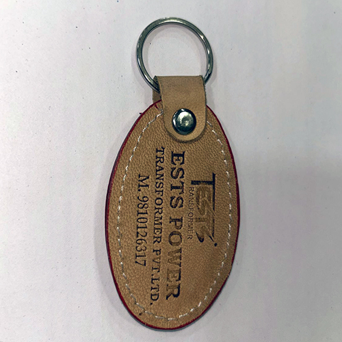 Leather Printed Keychains