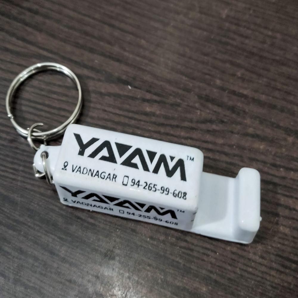 Plastic keychain