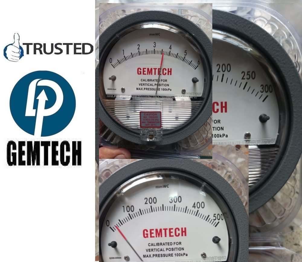Gemtech Differential Pressure Gauges Distributors Jaipur Rajasthan