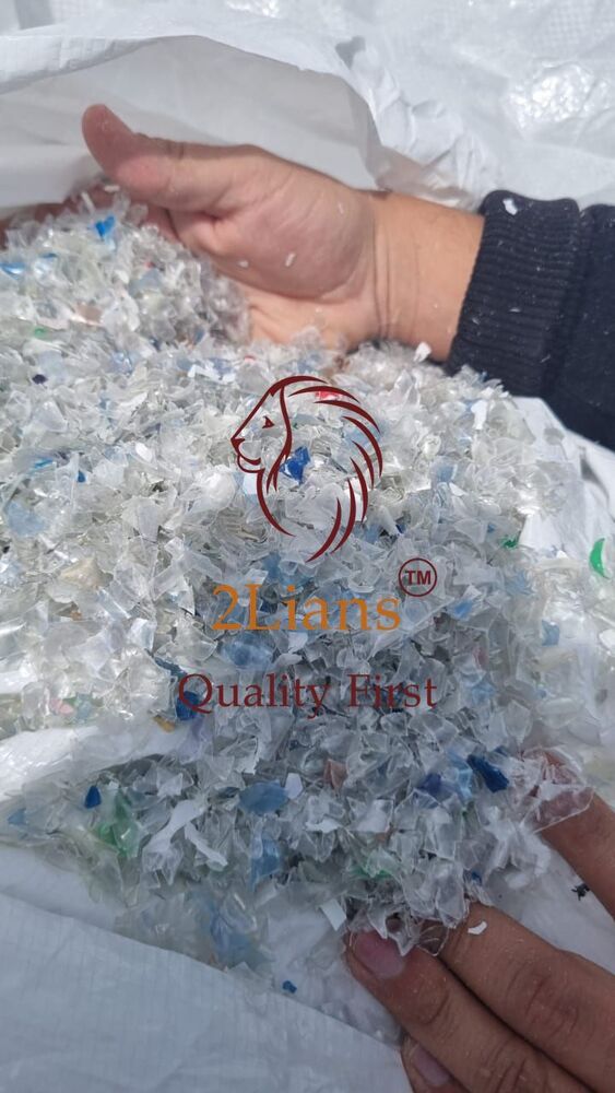 PET bottle flakes hotwashed Sortex Rejection / Mixed colors scrap