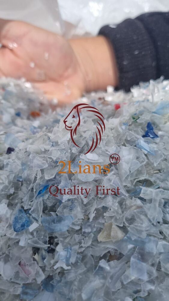 PET bottle flakes hotwashed Sortex Rejection / Mixed colors scrap