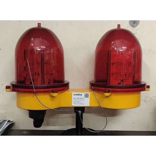 Led Dual Medium Intensity - Material: Aluminium