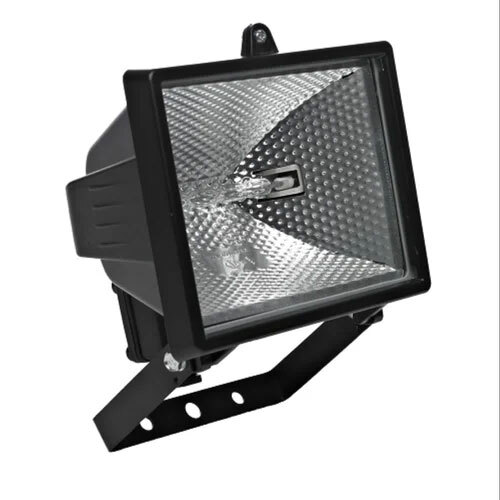 100W LED Flood Light - Aluminum Standard Size Black | IP66 Rated Warm White Light Outdoor Use Electric Power Supply Rectangle Shape