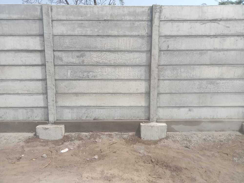 Precast Boundary Walls - Concrete, 5-10 Feet, Painted Surface Treatment | Eco-friendly, Easy Installation, Sturdy Design, Attractive Appearance