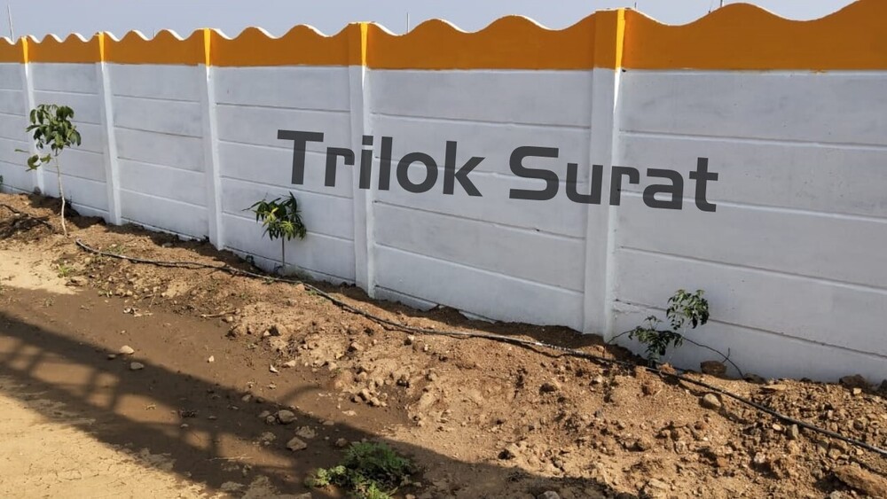 Rcc Wall - Cement, 7x1 Feet, Rectangular, 8 Feet High | Scratch Resistant, Durable, High Load Bearing, Eco-friendly Design