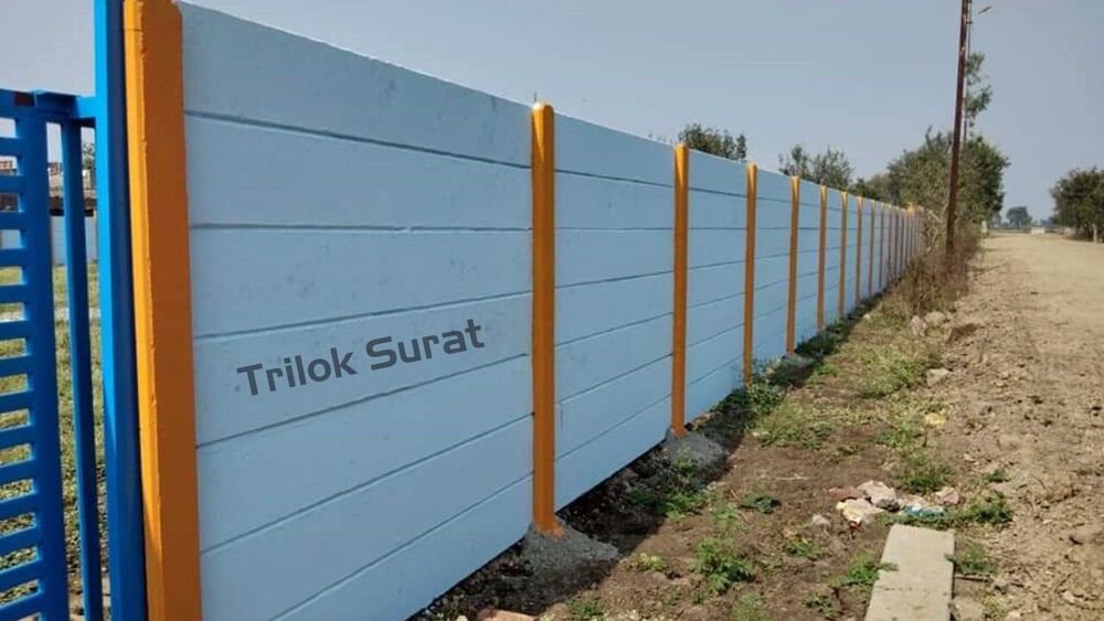 Rcc Wall - Cement, 7x1 Feet, Rectangular, 8 Feet High | Scratch Resistant, Durable, High Load Bearing, Eco-friendly Design