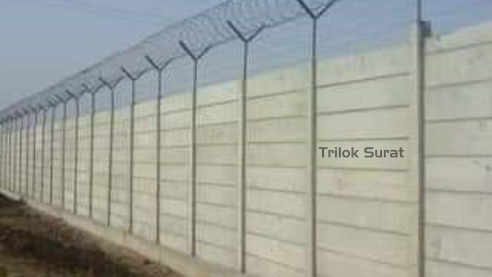 Rcc Wall - Cement, 7x1 Feet, Rectangular, 8 Feet High | Scratch Resistant, Durable, High Load Bearing, Eco-friendly Design