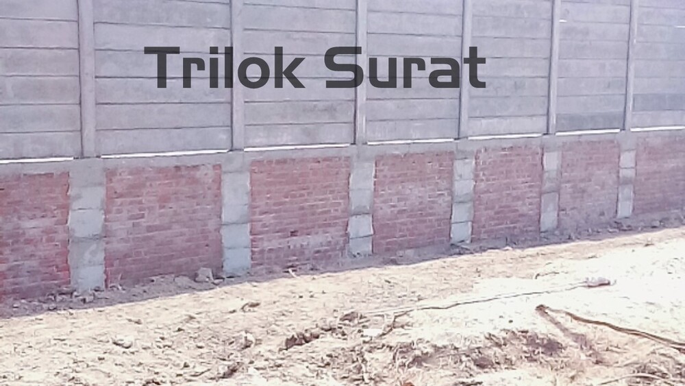Prefabricated Compound Wall - Rcc, 2100x300x50 Mm | Eco-friendly, Easy To Erect, Versatile Design