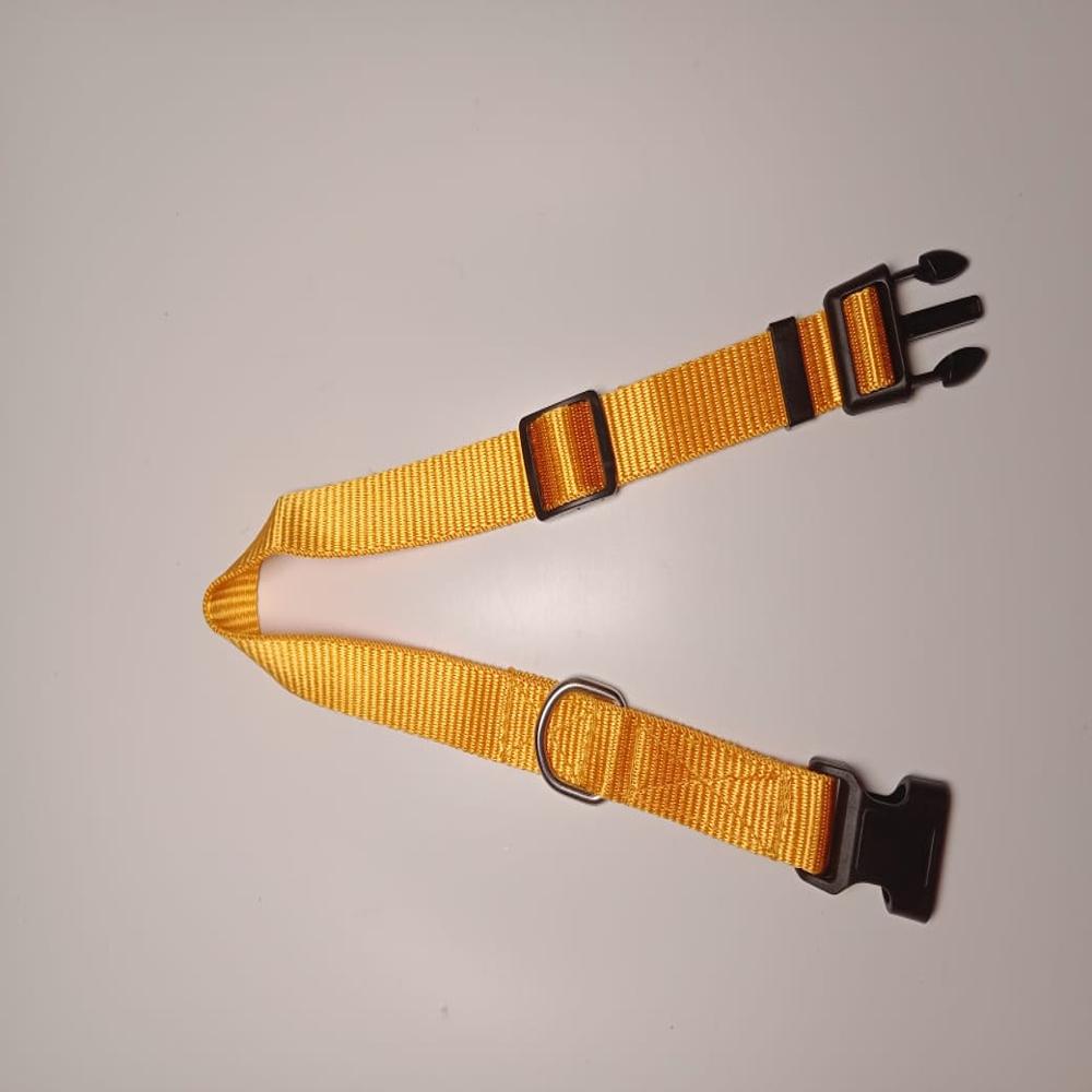 Textrade Associates Reflective Dog Collar, 32mm Width, Set of 4, Yellow Purple Red Orange, Adjustable with D-Ring