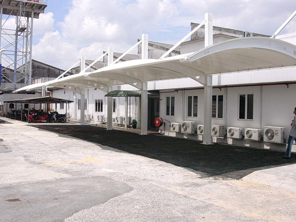 Designer Car Parking Structured Tensile - Color: As Per Requirement