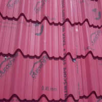 Tata Durashine Galvanised Tile Roofing Sheets - Length: 1-40 Foot (ft)