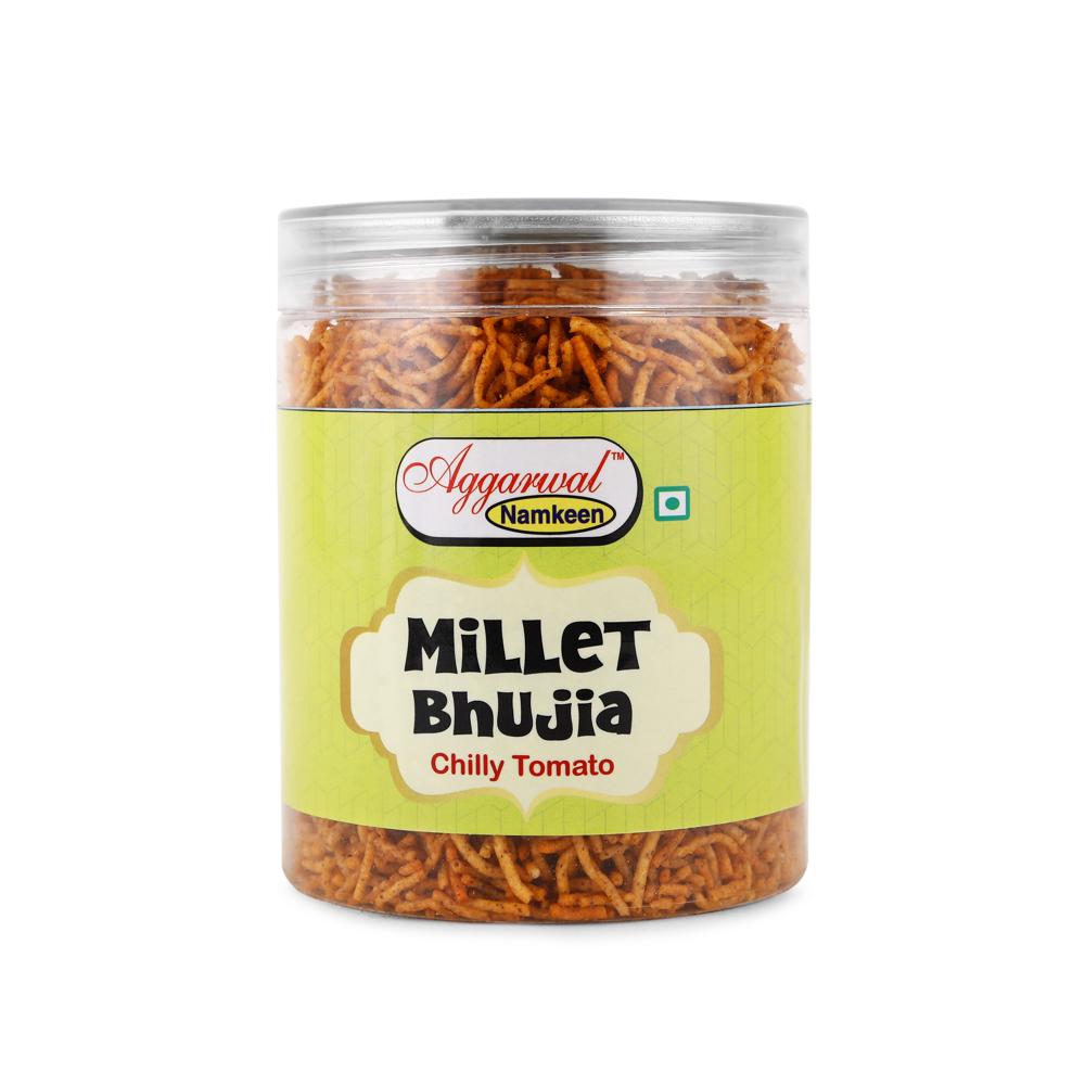 Millet Chilly Tomato Bhujiya - Feature: Healthy Snacks