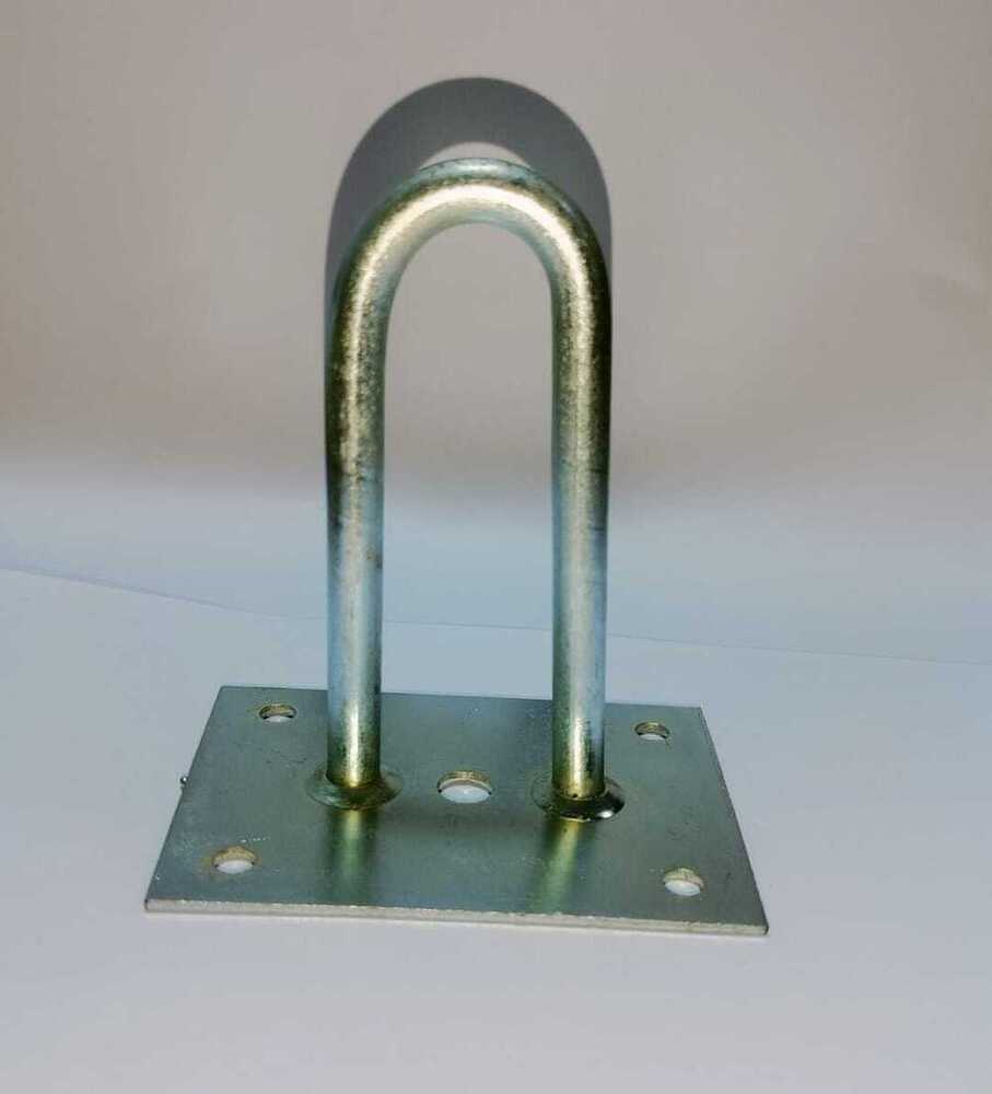 White Mild Steel Standard Ceiling Fan Hook - Material: Zinc