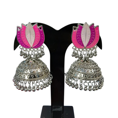 Ladies Earrings - Cuff Links - Color: Silver
