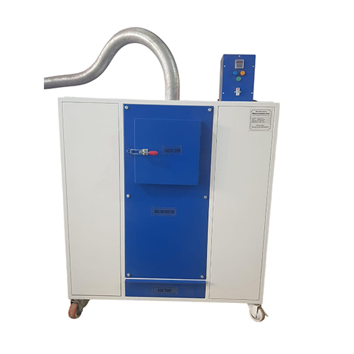 Solid Waste Incinerator Machine - Mild Steel, Standard Size | Natural Circulation, Designed For Industrial Waste Management, High-temperature Operation