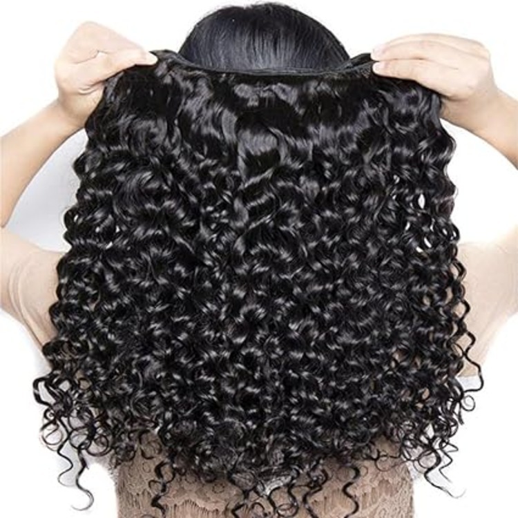 Deep Wave Bundles Human Hair 12 14 16 Inch Deep Curly Premium Remy Hair Extension