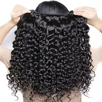 Deep Wave Bundles Human Hair 12 14 16 Inch Deep Curly Premium Remy Hair Extension