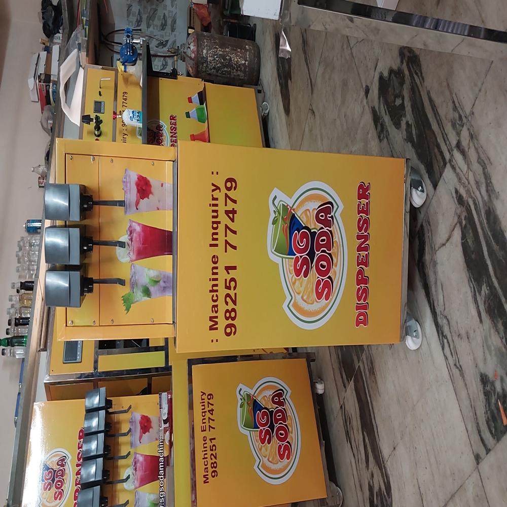 3 Nosel Soda Machine - Automatic Grade: Semi-automatic